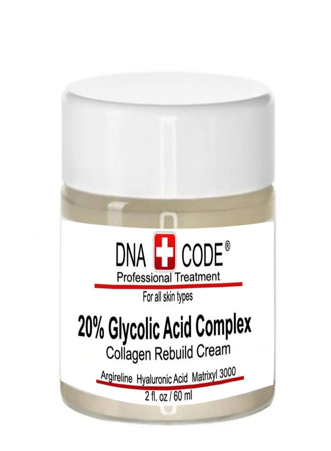DNA CODE Anti-Aging 20% Glycolic Acid Complex Collagen Reubild Cream w/Argireline,Matrixyl 3000, CoQ10 - Image 1